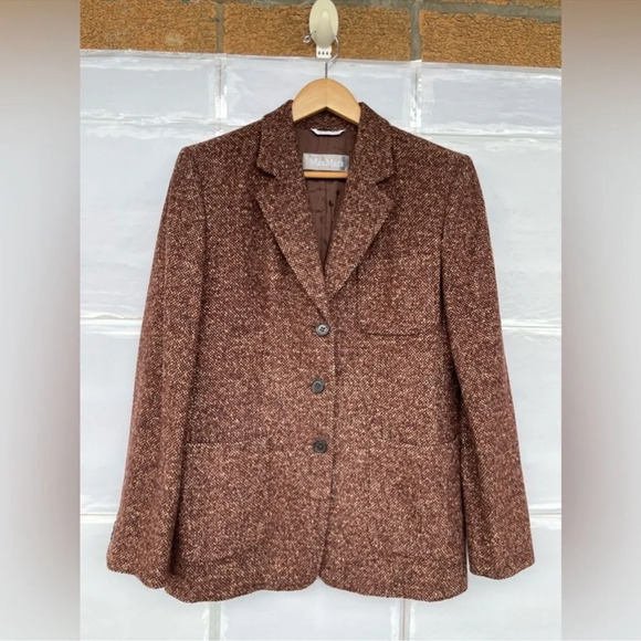 Maxmara virgin lane blazer jacket size 8 - Picture 2 of 15